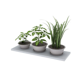 Estante slim Centro Estant 60 x 20 cm. blanco