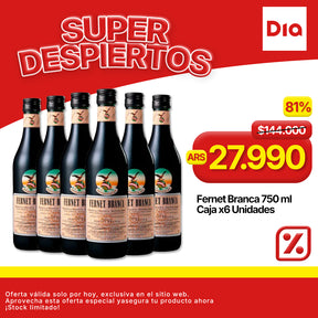 Fernet Branca 750 ml – Caja x6 Unidades
