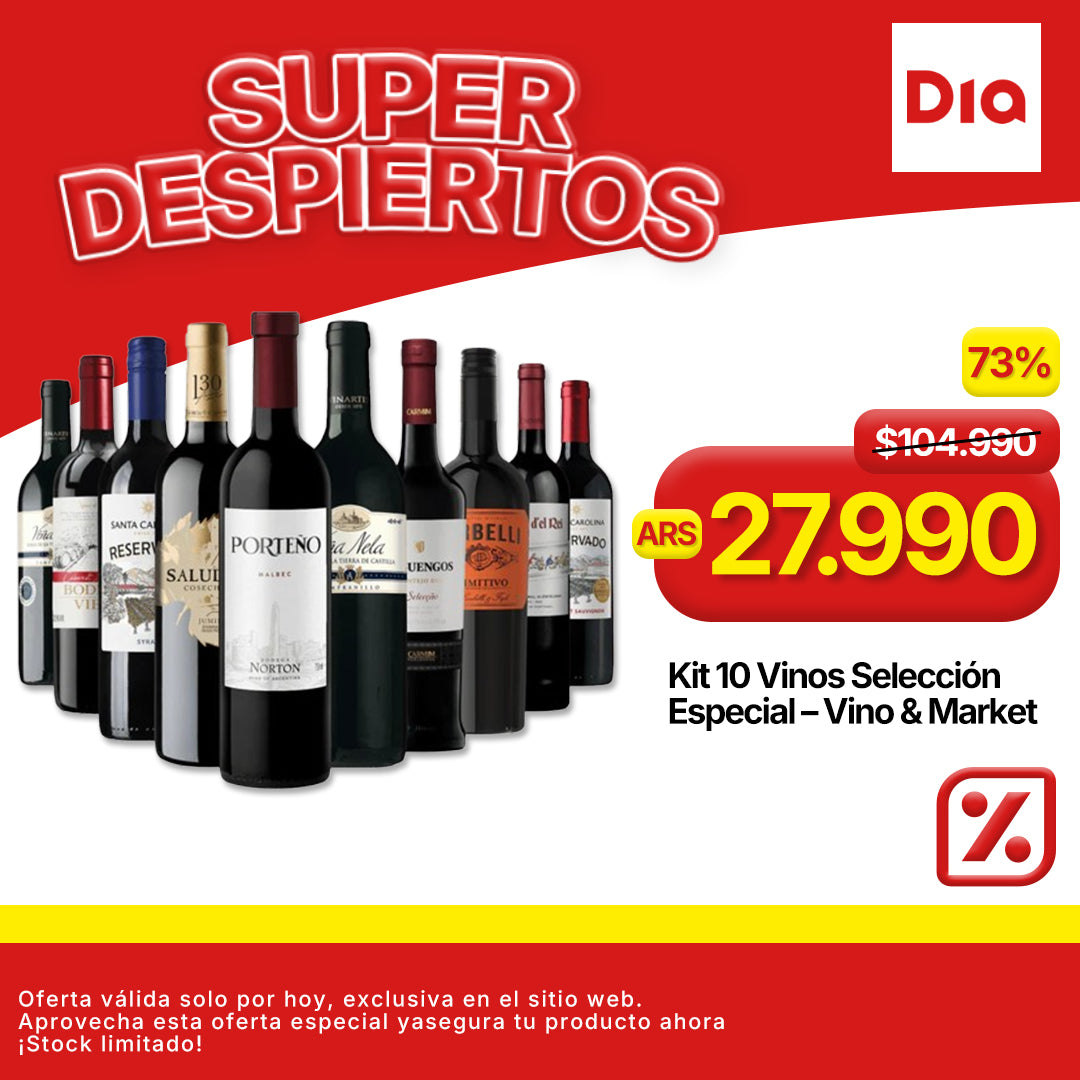 Kit 10 Vinos Selección Especial – Vino & Market