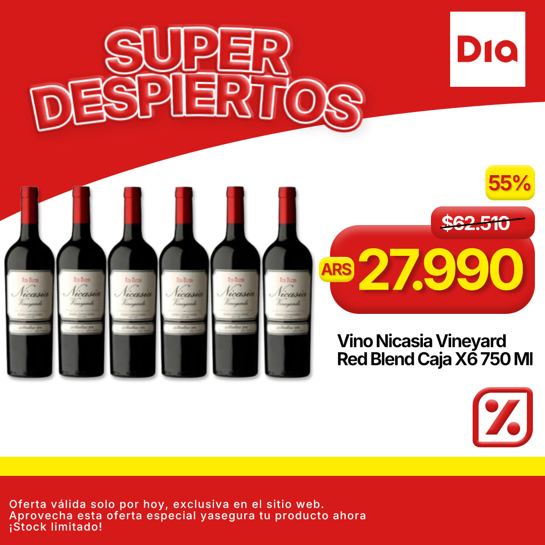 Rutini Cabernet Sauvignon Malbec x6