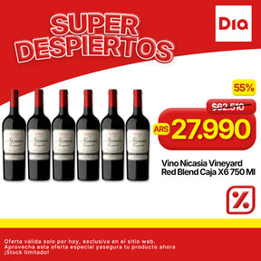 Vino Nicasia Vineyard Red Blend Caja X6 750 Ml