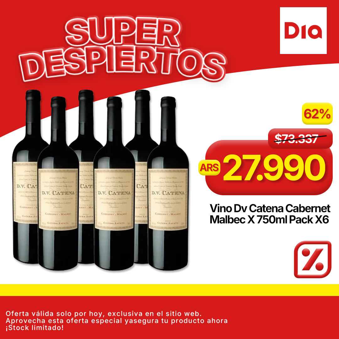 Vino Dv Catena Cabernet Malbec X 750ml Pack X6