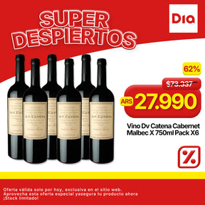 Vino Dv Catena Cabernet Malbec X 750ml Pack X6